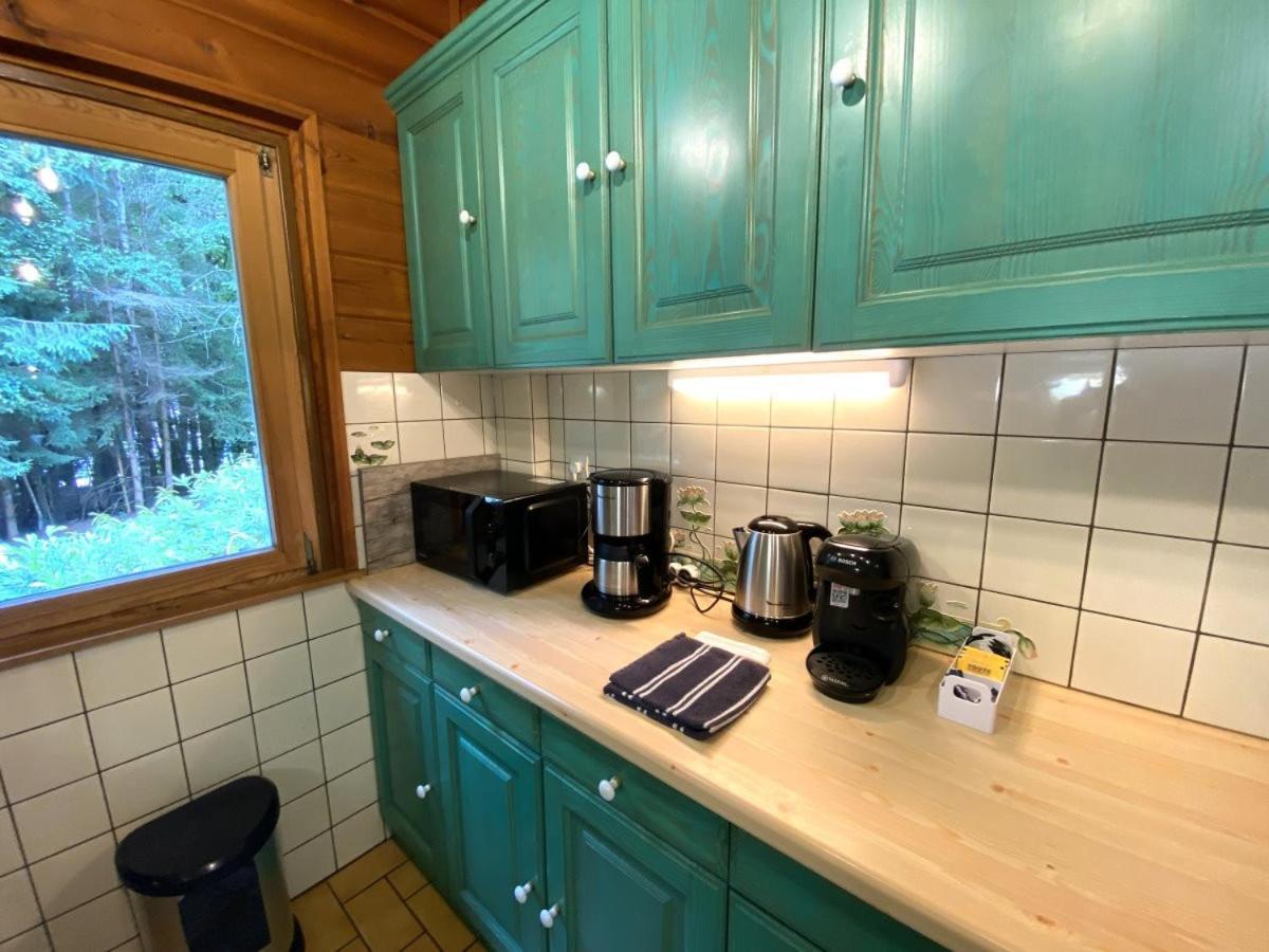 Le Fishing Lodge Chalet En Bois Avec Bain Nordique لابْريسْ المظهر الخارجي الصورة