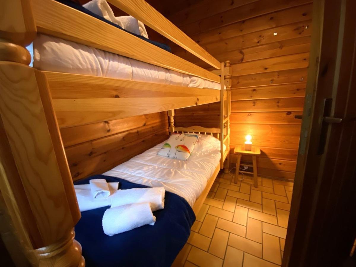 Le Fishing Lodge Chalet En Bois Avec Bain Nordique لابْريسْ المظهر الخارجي الصورة